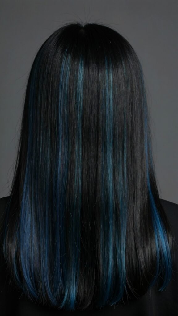 Ash Blue Highlights