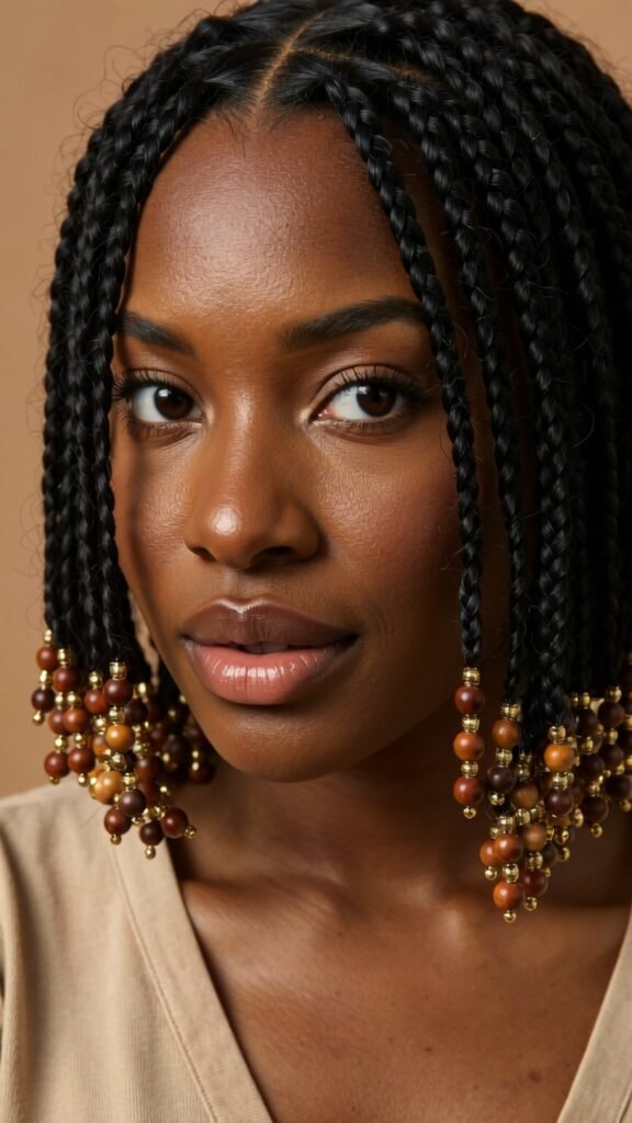 Bob Braids with Beads