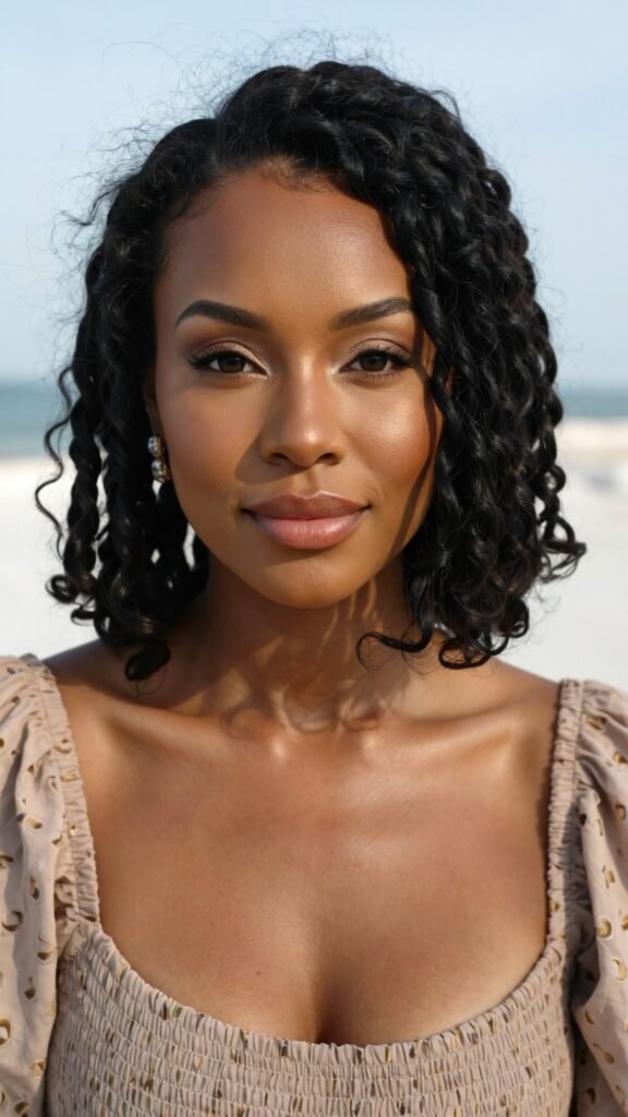 Curly-Ends Bob Braids