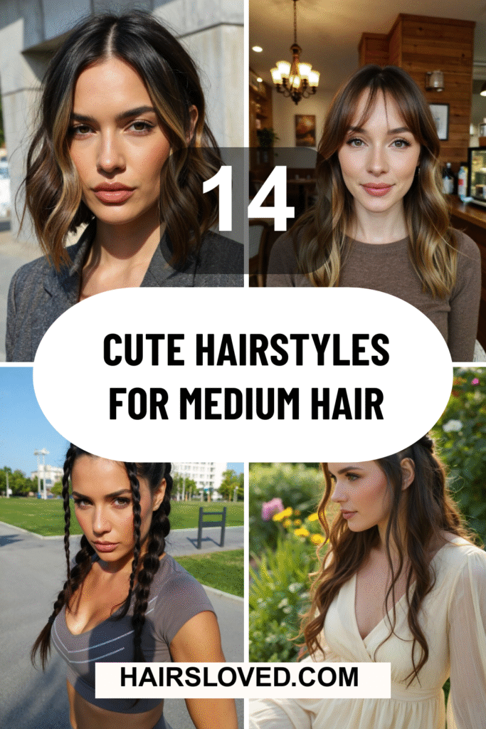 Cute Hairstyles for Medium Hair