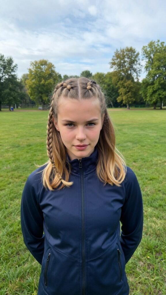 Dutch Braids (Half-Up Style)