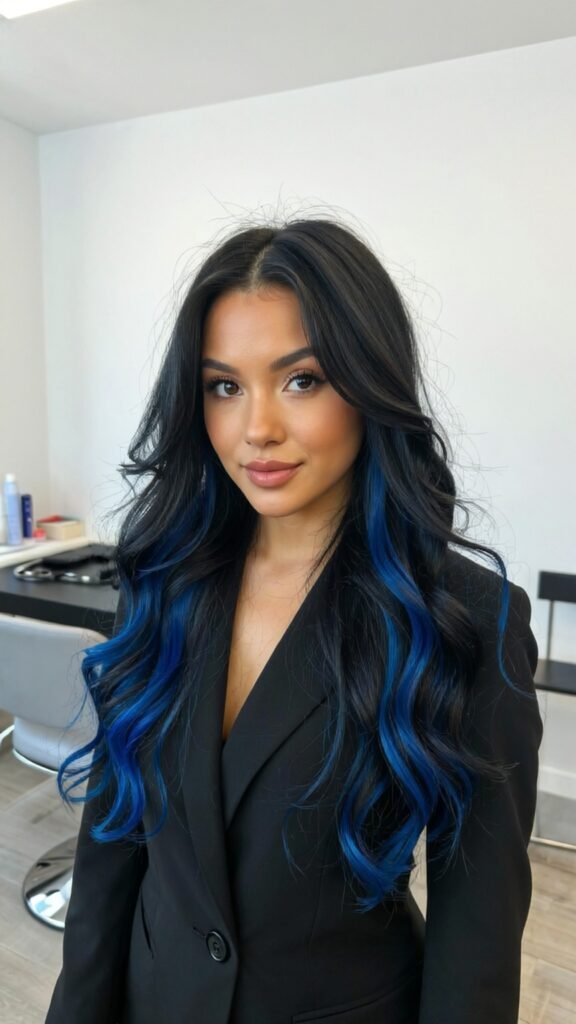 Electric Blue Streaks