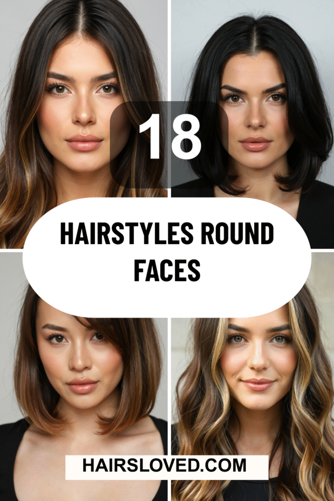 Hairstyles Round Faces