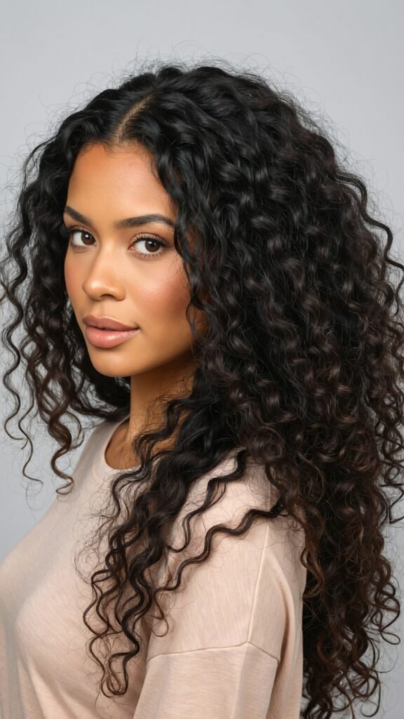 Natural Textured Ponytail