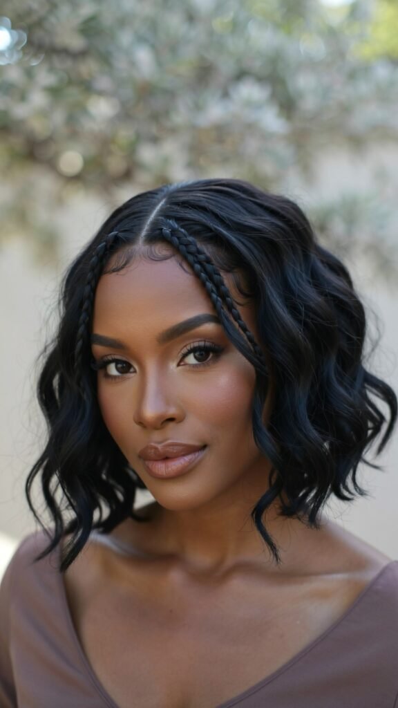 Side-Part Bob Braids
